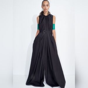 Christian Wijnants 🏷️NWT Wide Leg Sleeveless Black Cotton Poplin Jumpsuit 4